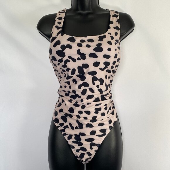 One Piece Spotted bathing Suit - Picture 1 of 9